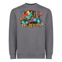 Storm Love needs no words Heavyweight Sweatshirt - CowGirlArtShop