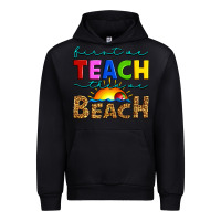 Black first we teach then we beach Urban Hoodie - Artiststas