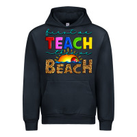 Navy first we teach then we beach Urban Hoodie - Artiststas