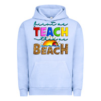 Pigment Grape Ice first we teach then we beach Urban Hoodie - Artiststas