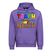 Tulip first we teach then we beach Urban Hoodie - Artiststas