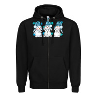 Black snowman winter bbs Zipper Hoodie - BundleAndBundleShop
