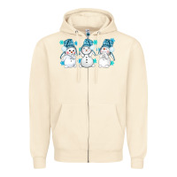 Sandshell snowman winter bbs Zipper Hoodie - BundleAndBundleShop