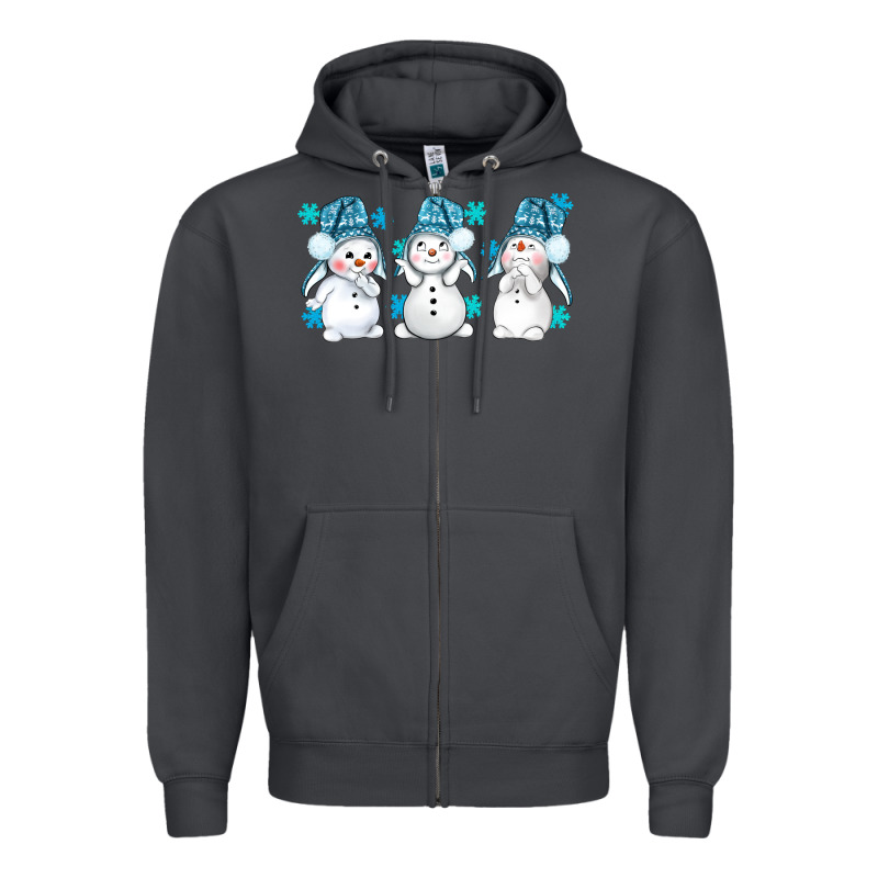 Snowman Winter Bbs Zipper Hoodie by BundleAndBundleShop | Teevron