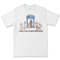 White a thrill of hope nativity Premium Tee - MaliasSmallBusiness