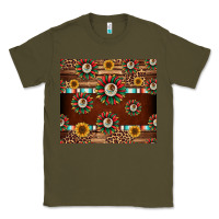 Army Green seamless mexican sunflower tumbler design Classic Tee - Jasminsmagicworld