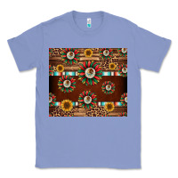 Colony Blue seamless mexican sunflower tumbler design Classic Tee - Jasminsmagicworld