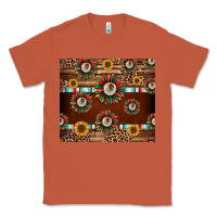 Copper seamless mexican sunflower tumbler design Classic Tee - Jasminsmagicworld