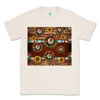 Natural seamless mexican sunflower tumbler design Classic Tee - Jasminsmagicworld