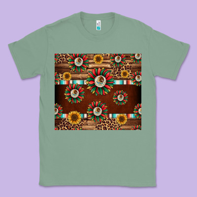 Seamless Mexican Sunflower Tumbler Design Classic Tee Designed By Jasminsmagicworld