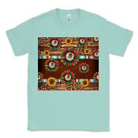 Seafoam seamless mexican sunflower tumbler design Classic Tee - Jasminsmagicworld