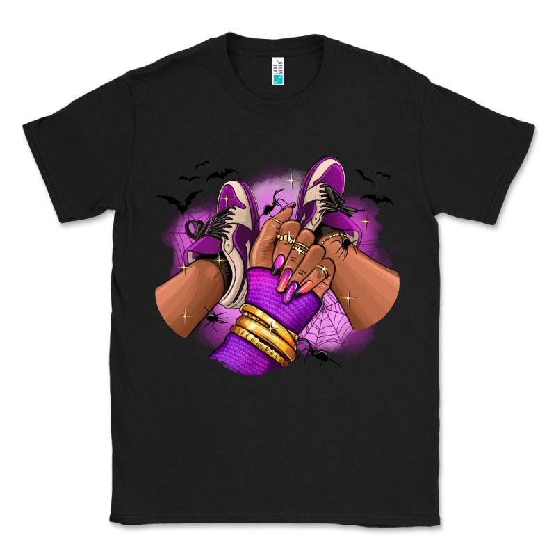 Halloween Afro Sneakers Classic Tee by RanaPortraitStore | Teevron