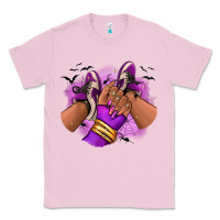 Bubblegum Pink Halloween afro sneakers Classic Tee - RanaPortraitStore