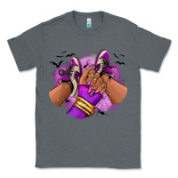 Charcoal Heather Halloween afro sneakers Classic Tee - RanaPortraitStore