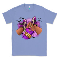 Colony Blue Halloween afro sneakers Classic Tee - RanaPortraitStore
