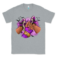 Heather Grey Halloween afro sneakers Classic Tee - RanaPortraitStore