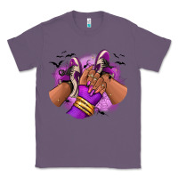 Lavender Halloween afro sneakers Classic Tee - RanaPortraitStore