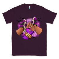 Plum Halloween afro sneakers Classic Tee - RanaPortraitStore