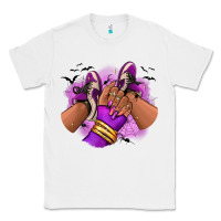 White Halloween afro sneakers Classic Tee - RanaPortraitStore