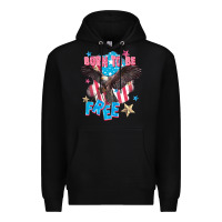 Black Born to be free Premium Hoodie - FaDigitalArtStudio