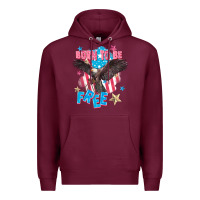 Burgundy Born to be free Premium Hoodie - FaDigitalArtStudio