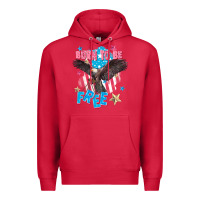 Cardinal Born to be free Premium Hoodie - FaDigitalArtStudio