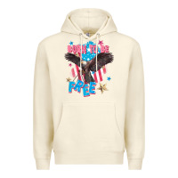 Sandshell Born to be free Premium Hoodie - FaDigitalArtStudio