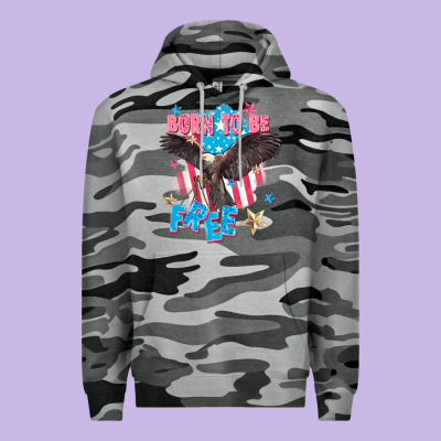 Born To Be Free Premium Hoodie Designed By Fadigitalartstudio