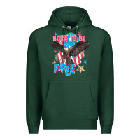 Sports Green Born to be free Premium Hoodie - FaDigitalArtStudio