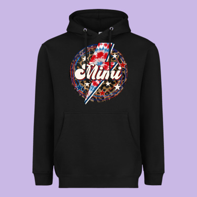 Western Mimi Patriotic 4th Of July Heavyweight Hoodie Designed By Lillyallendesigns