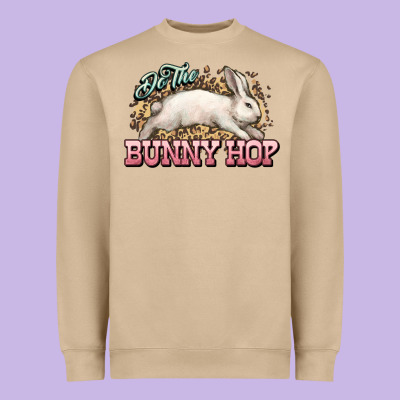 Do The Bunny Hop Easter Day Heavyweight Sweatshirt Designed By Howdyjamesfarm