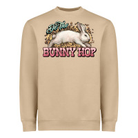 Mushroom Do the Bunny hop Easter Day Heavyweight Sweatshirt - HowdyJamesFarm