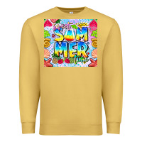Antique Gold Sweet Summer Time Premium Sweatshirt - CowhideDigitalArt