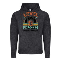 Vintage Black Level 13 Unlocked Official Teenager 13th Birthday Vintage Hoodie - Bettercallsaul
