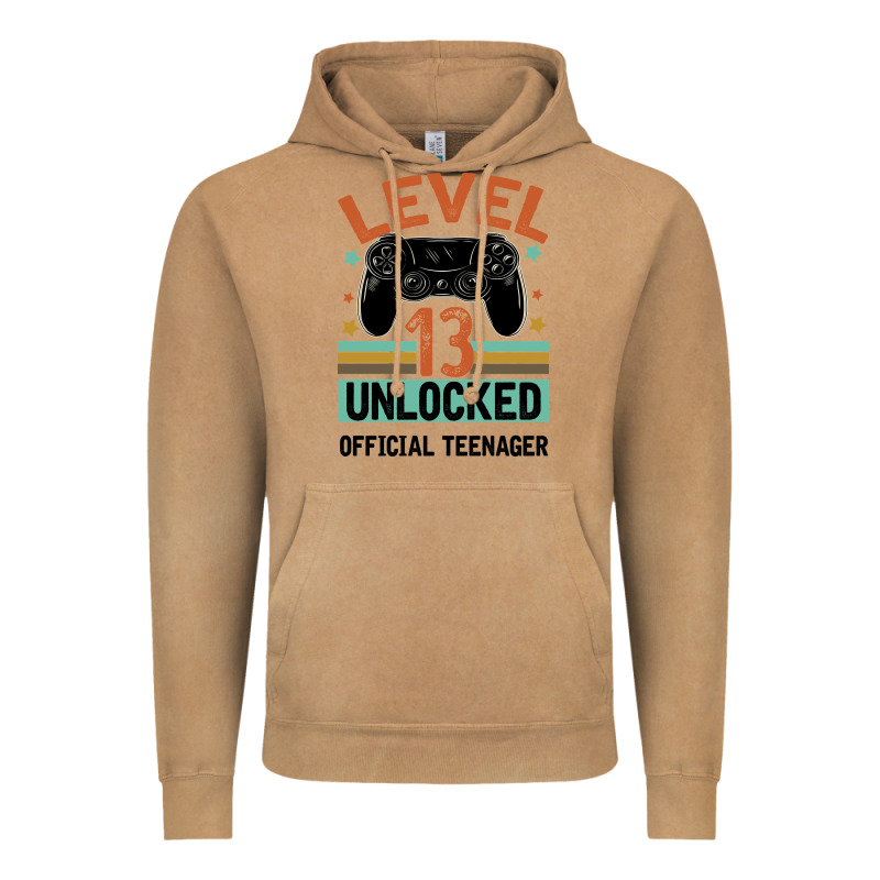 Level 13 Unlocked Official Teenager 13th Birthday Vintage Hoodie by Bettercallsaul | Teevron