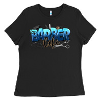 Black barber life Ladies Tee - NancyCooperArtShop