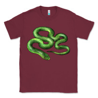 Burgundy boomslang snake Classic Tee - LillyAllenDesigns