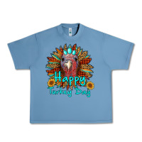 Pebble Blue happy turkey day sunflower Urban Heavy Tee - RanaPortraitStore