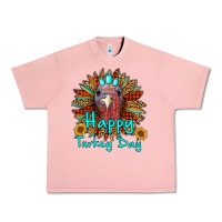 Salmon happy turkey day sunflower Urban Heavy Tee - RanaPortraitStore