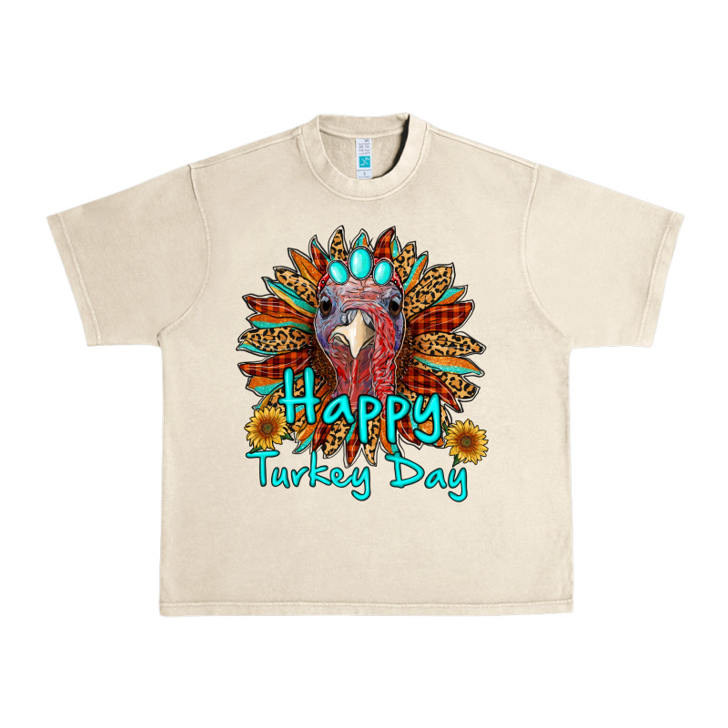 Happy Turkey Day Sunflower Urban Heavy Tee by RanaPortraitStore | Teevron