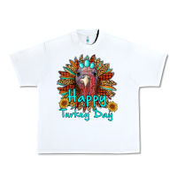 White happy turkey day sunflower Urban Heavy Tee - RanaPortraitStore