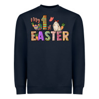 Navy My 1st Easter Day Heavyweight Sweatshirt - HowdyJamesFarm
