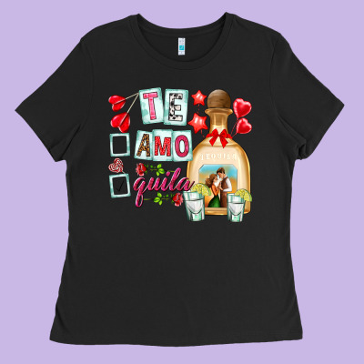 Te Amo Te Quila Ladies Tee Designed By Nancycooperartshop