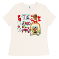 Bone te amo te quila Ladies Tee - NancyCooperArtShop