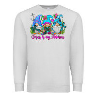 Dove Grey Jesus Is My Anchor Premium Sweatshirt - CowhideDigitalArt