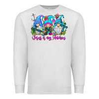 Oatmeal Heather Jesus Is My Anchor Premium Sweatshirt - CowhideDigitalArt