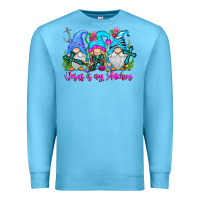 Ocean Blue Jesus Is My Anchor Premium Sweatshirt - CowhideDigitalArt