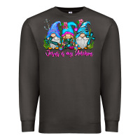 Smoke Jesus Is My Anchor Premium Sweatshirt - CowhideDigitalArt