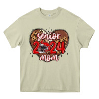 Mossy senior 2024 mom football Heavy Core Tee - MaliasSmallBusiness