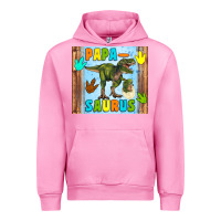 Fuchsia Pink papa saurus Urban Hoodie - Artiststas